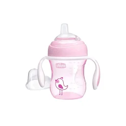 - Vaso de transición rosa*CHICCO