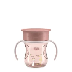 New - Vaso Perfect 360 12M - Rosa 200ml Preparación Comida Y Accesorios·Tazas Y Vasos