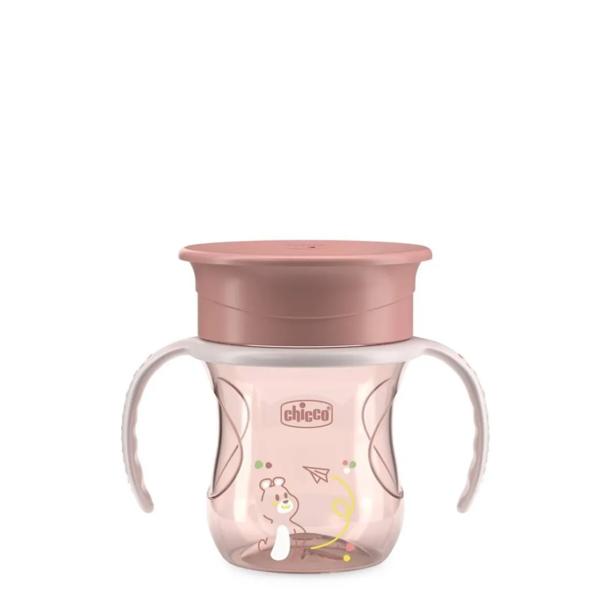 New - Vaso Perfect 360 12M - Rosa 200ml Preparación Comida Y Accesorios·Tazas Y Vasos