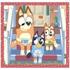 New - 3 puzzles 48 piezas - Bluey Juegos Y Puzzles