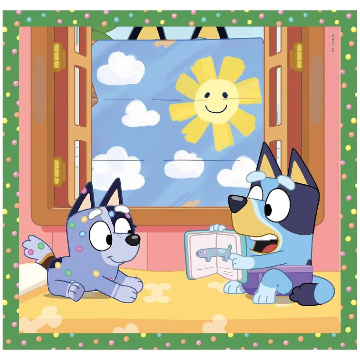New - 3 puzzles 48 piezas - Bluey Juegos Y Puzzles