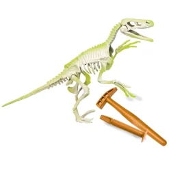 - Arqueojugando velociraptor fosforescente*CLEMENTONI