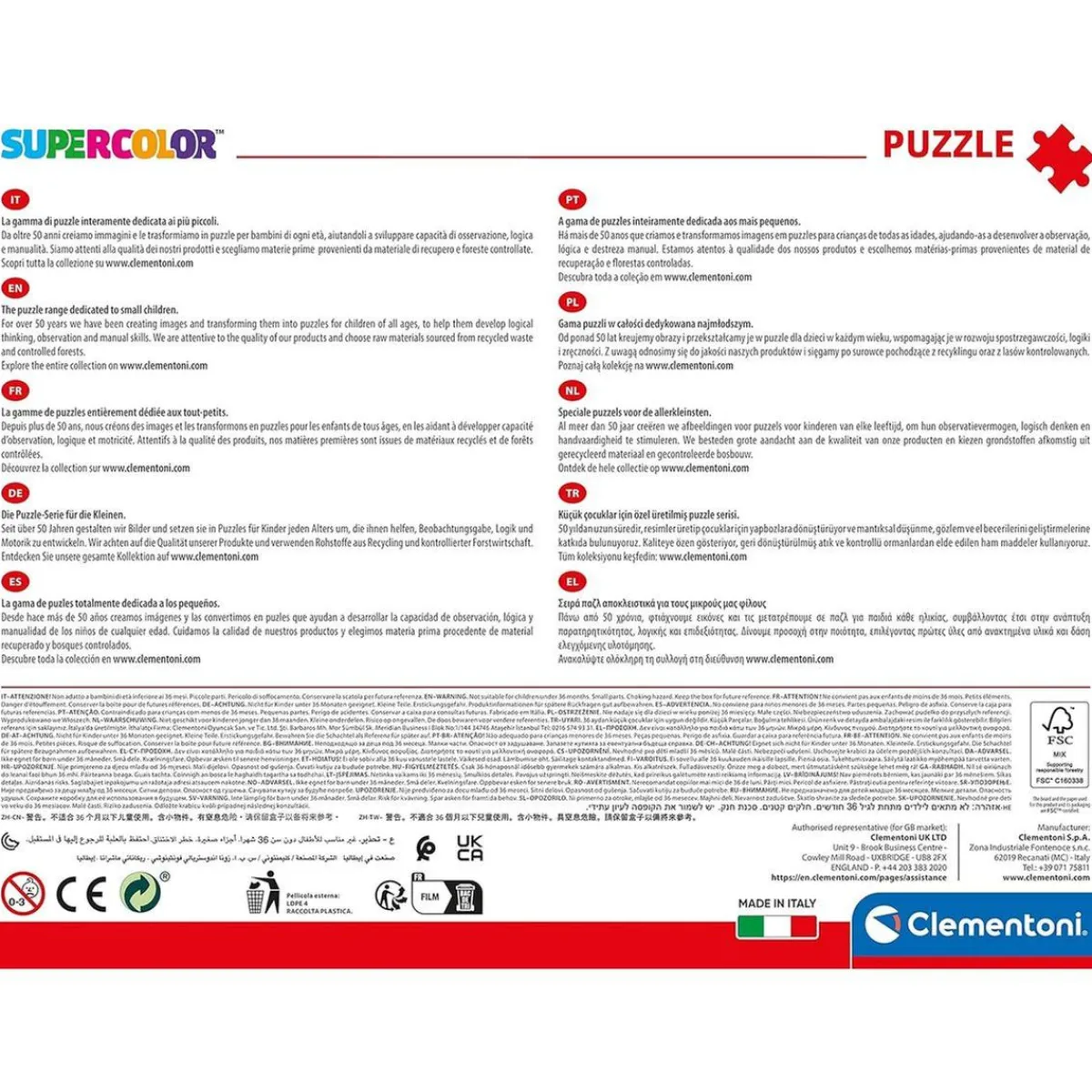- Cars - Puzzle infantil grandes piezas Cars en la carretera ㅤ*CLEMENTONI Online