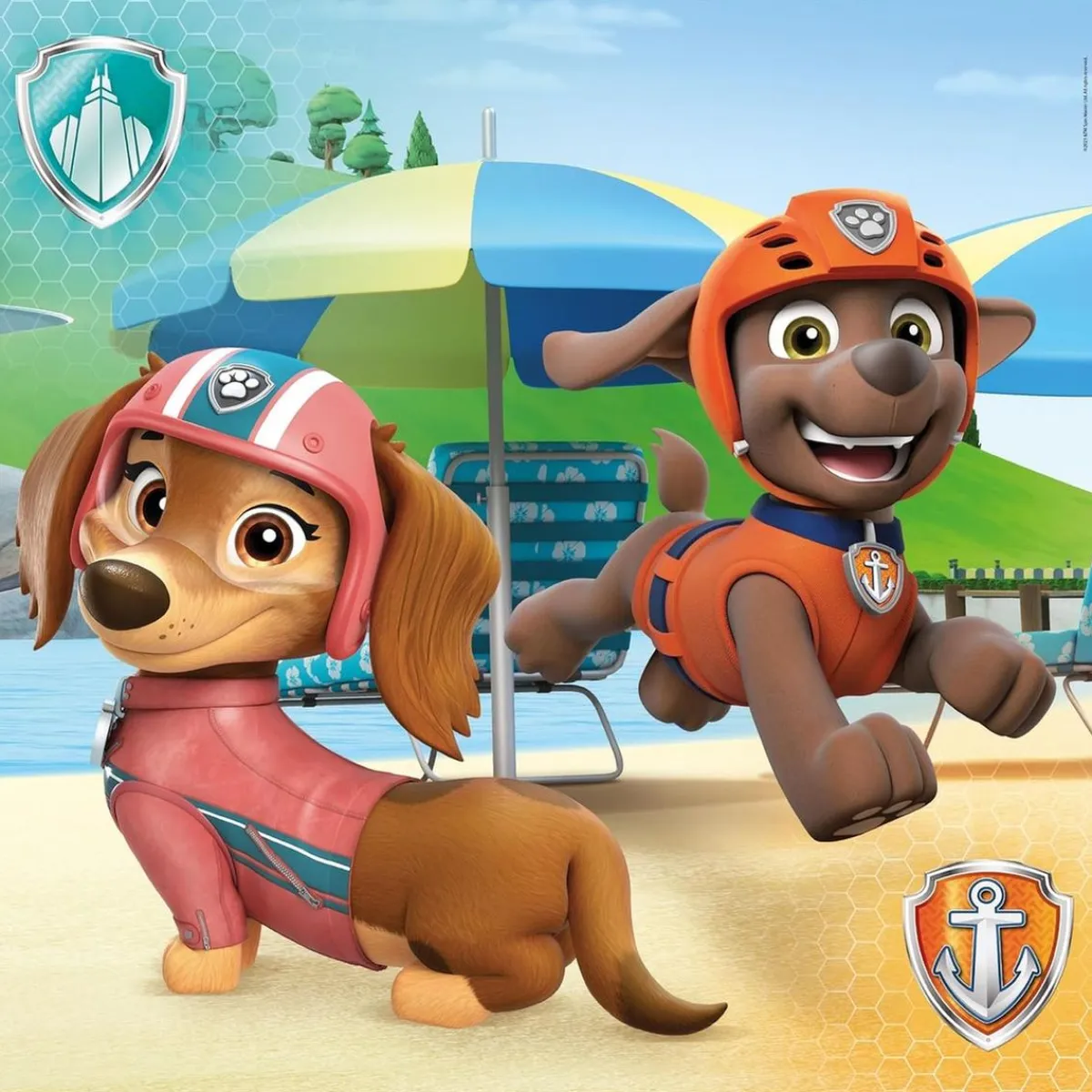 Discount - Patrulla Canina - Puzzle Triple 3x48 Piezas ㅤ Juegos Y Puzzles