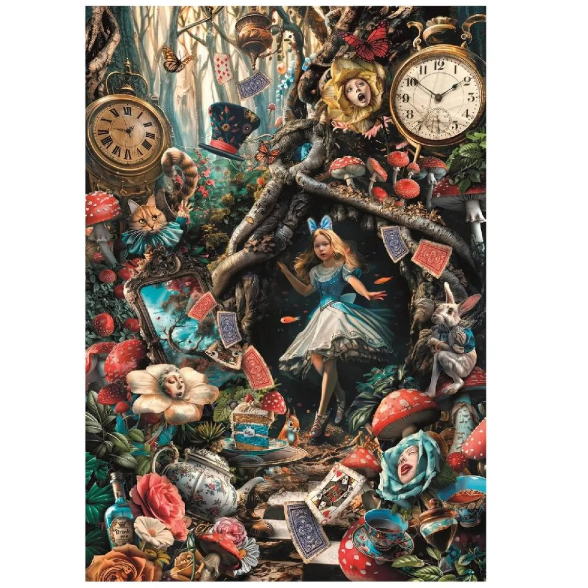 - Puzzle 1000 piezas High Quality Collection - Another day in Wonderland*CLEMENTONI Hot