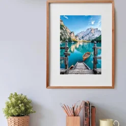 - Puzzle 500 piezas High Quality Collection - Braies Lake*CLEMENTONI New