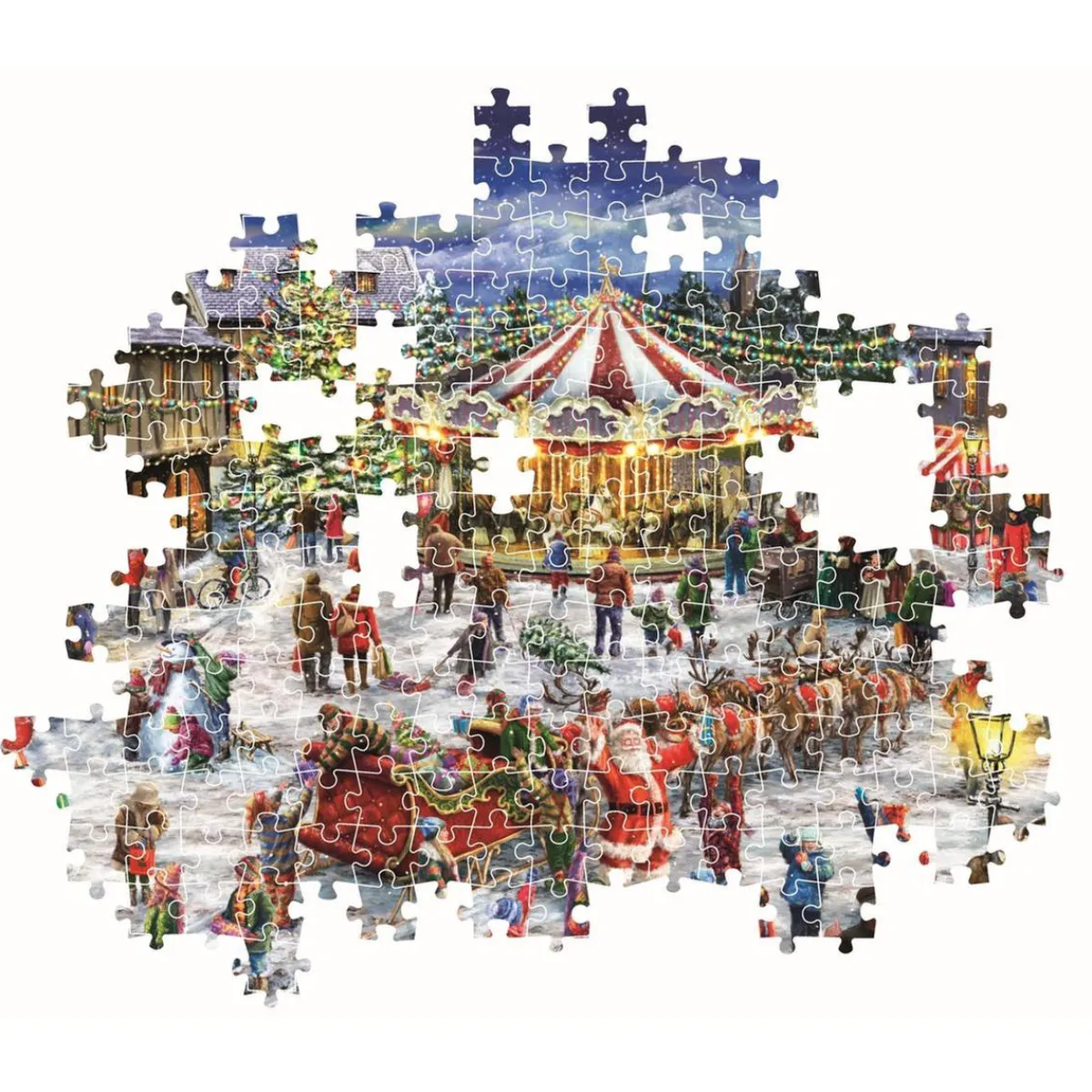 - Puzzle 1500 piezas - Feria de navidad Juegos Y Puzzles