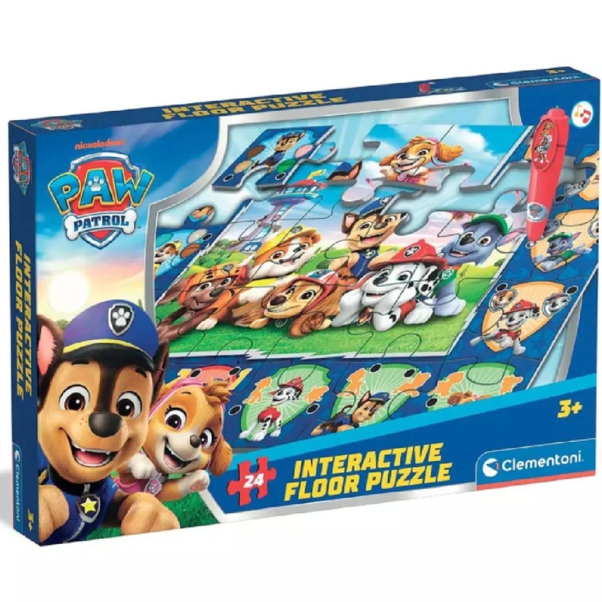 Clementoni - Puzzle Interactivo de Suelo 24 piezas - Juguetes Educativos Y Libros|Juegos Y Puzzles