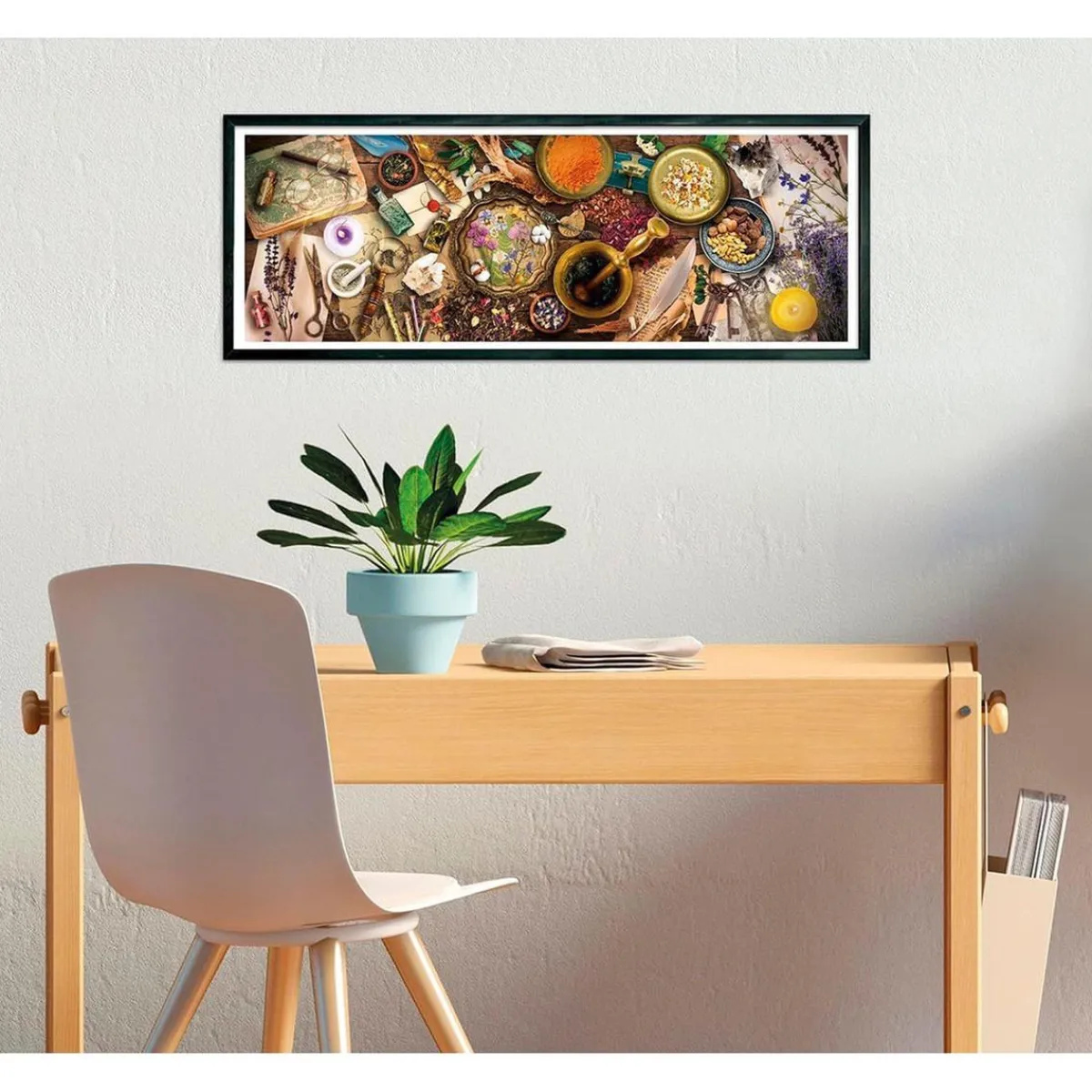 - Puzzle Panorama de 1000 piezas: Mesa del Herbolista ㅤ*CLEMENTONI Sale