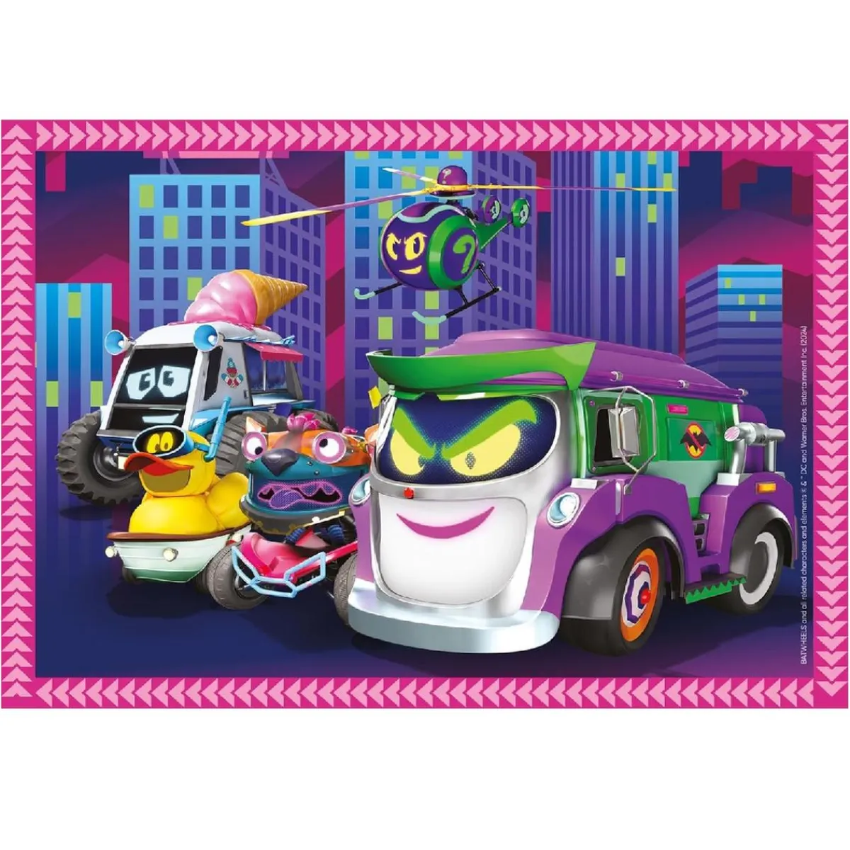 Outlet - Puzzles progresivos 4 en 1 - Batwheels Juegos Y Puzzles