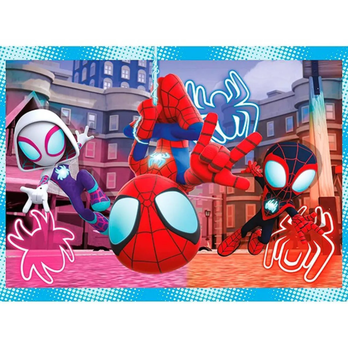 Online - Puzzles progresivos 4 en 1 - Spidey y su Superequipo Juegos Y Puzzles