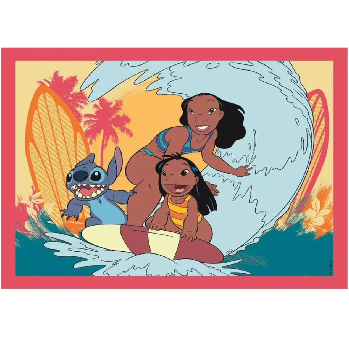 Hot - Puzzles progresivos 4 en 1 - Stitch Juegos Y Puzzles