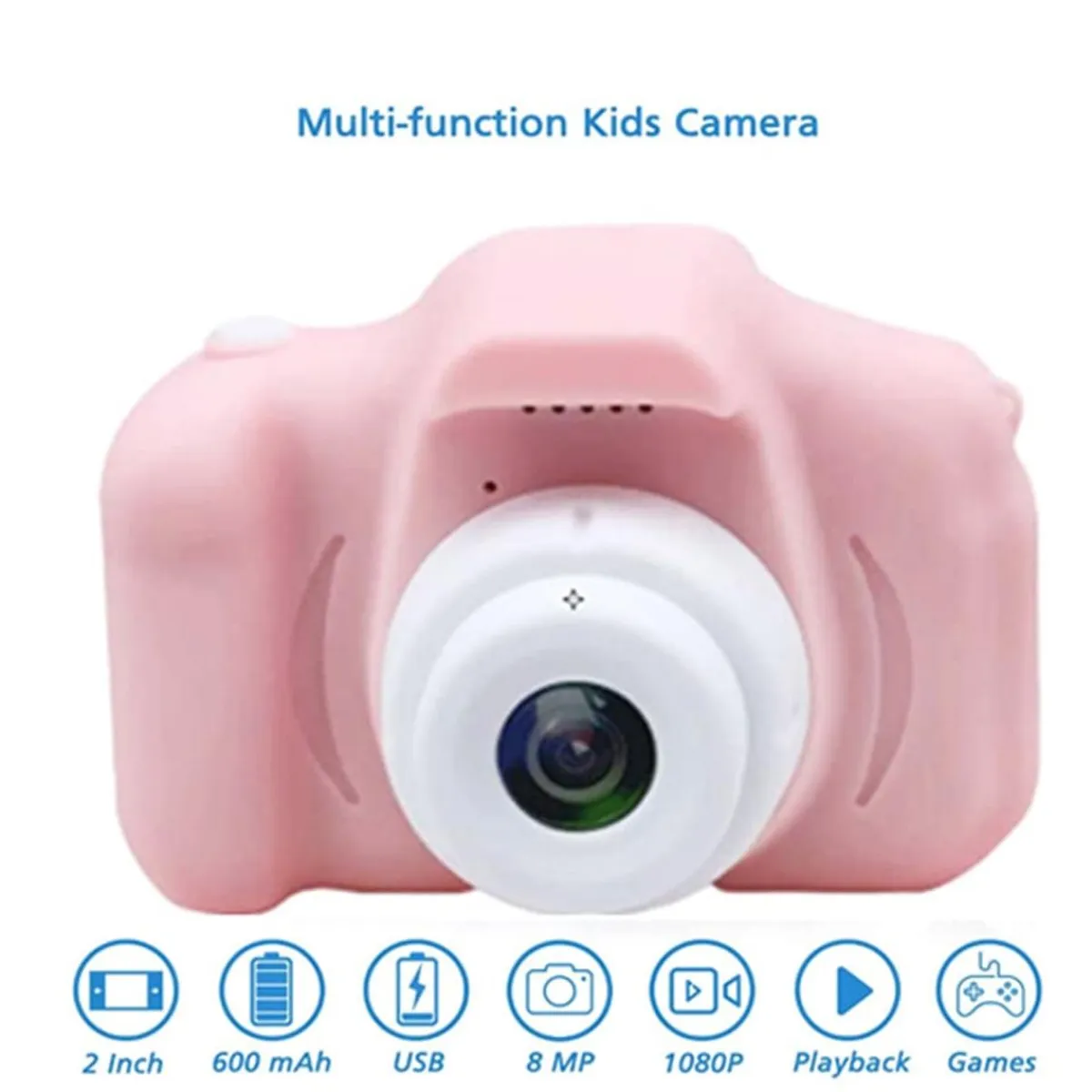 Cámara digital infantil rosa*KLACK EUROPE New