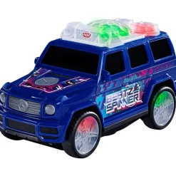 Sale Coche de juguete con luces intermitentes, música y giros, incluye pilas ㅤ Vehículos Y Circuitos