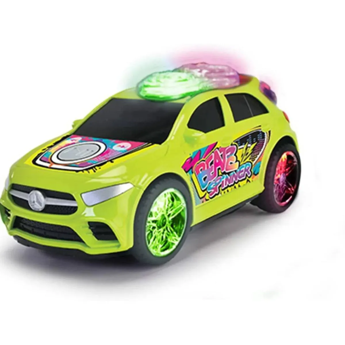 Hot Coche de juguete con luces intermitentes, música y giros, incluye pilas Vehículos Y Circuitos