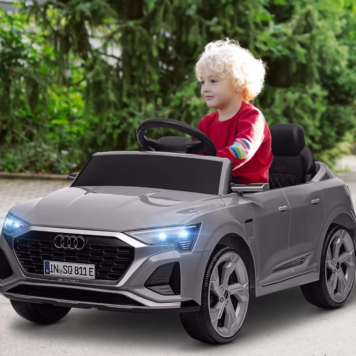 Coche Eléctrico Audi Q8 Etron Sportback 12V Gris*AIYAPLAY Clearance