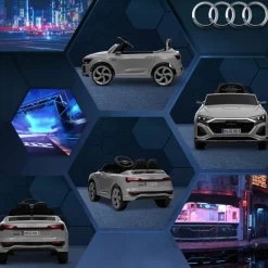 Coche Eléctrico Audi Q8 Etron Sportback 12V Gris*AIYAPLAY Clearance