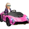 Best Coche eléctrico Lamborghini Autentica Rosa Vehículos De Batería O A Pedales