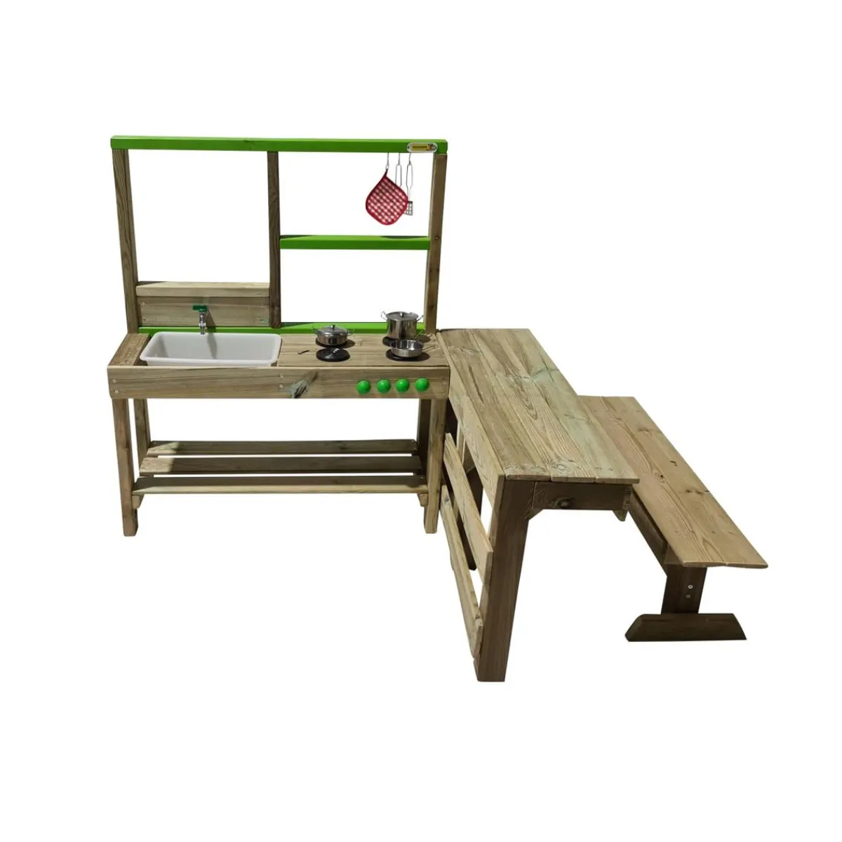 Cocina de madera de exterior Spicy Delicious Casas