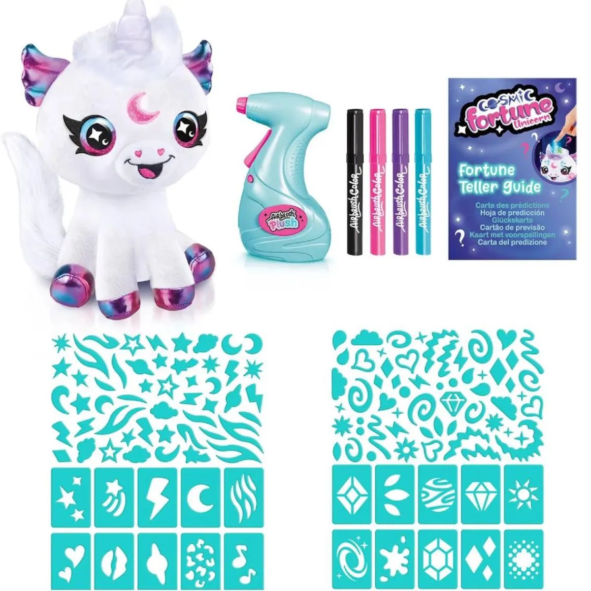 Colorea tu unicornio mágico con cuerno luminoso Arte Y Manualidades