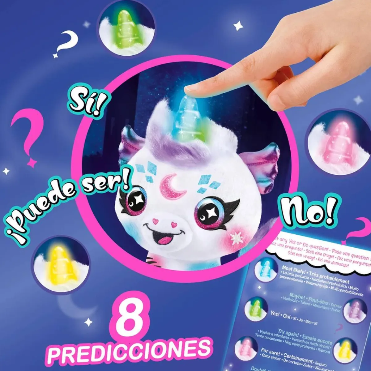 Colorea tu unicornio mágico con cuerno luminoso Arte Y Manualidades