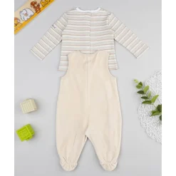 Discount Conjunto bebé peto beige jirafa/león Ropa Y Accesorios·Peleles|Recién Nacido·Ropa Y Accesorios