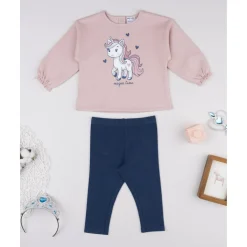 Discount Conjunto jogging niña rosa y azul con unicornios Niña·Bebé Niña 3-36 Meses|Bebé Niña 3-36 Meses·Vestidos, Conjuntos Y Deporte