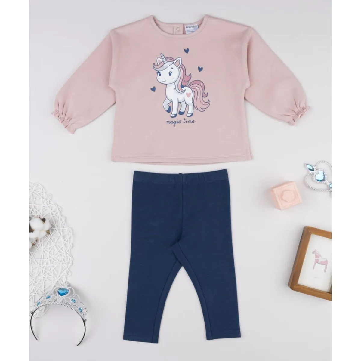 Discount Conjunto jogging niña rosa y azul con unicornios Niña·Bebé Niña 3-36 Meses|Bebé Niña 3-36 Meses·Vestidos, Conjuntos Y Deporte