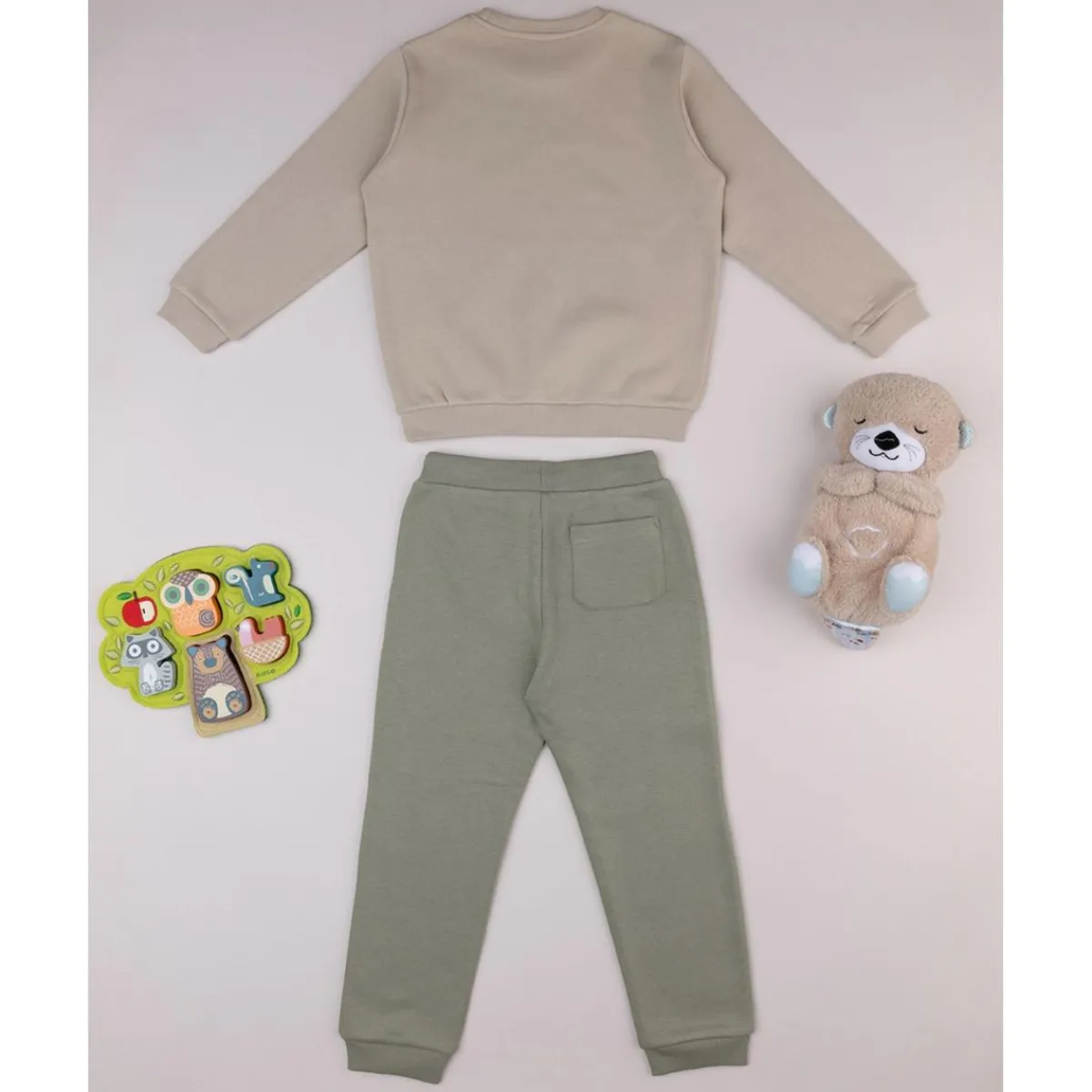 Conjunto jogging verde para niño Niño·Niño 2-10 Años|Niño 2-10 Años·Conjuntos Y Deporte