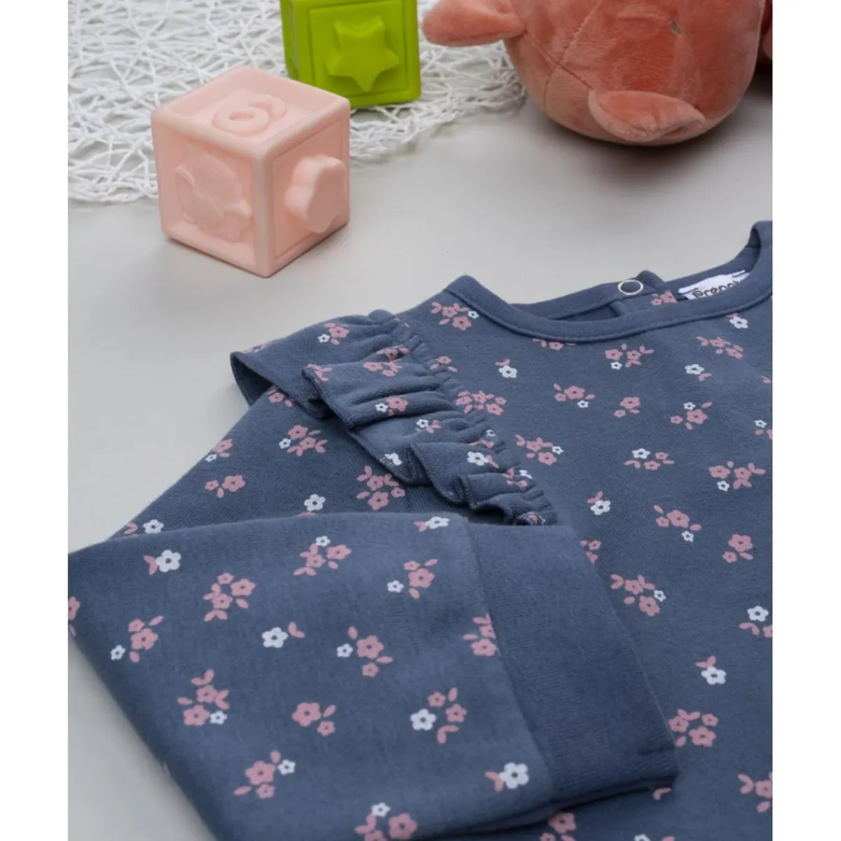 Best Conjunto niña azul y rosa con flores Niña·Bebé Niña 3-36 Meses|Bebé Niña 3-36 Meses·Vestidos, Conjuntos Y Deporte