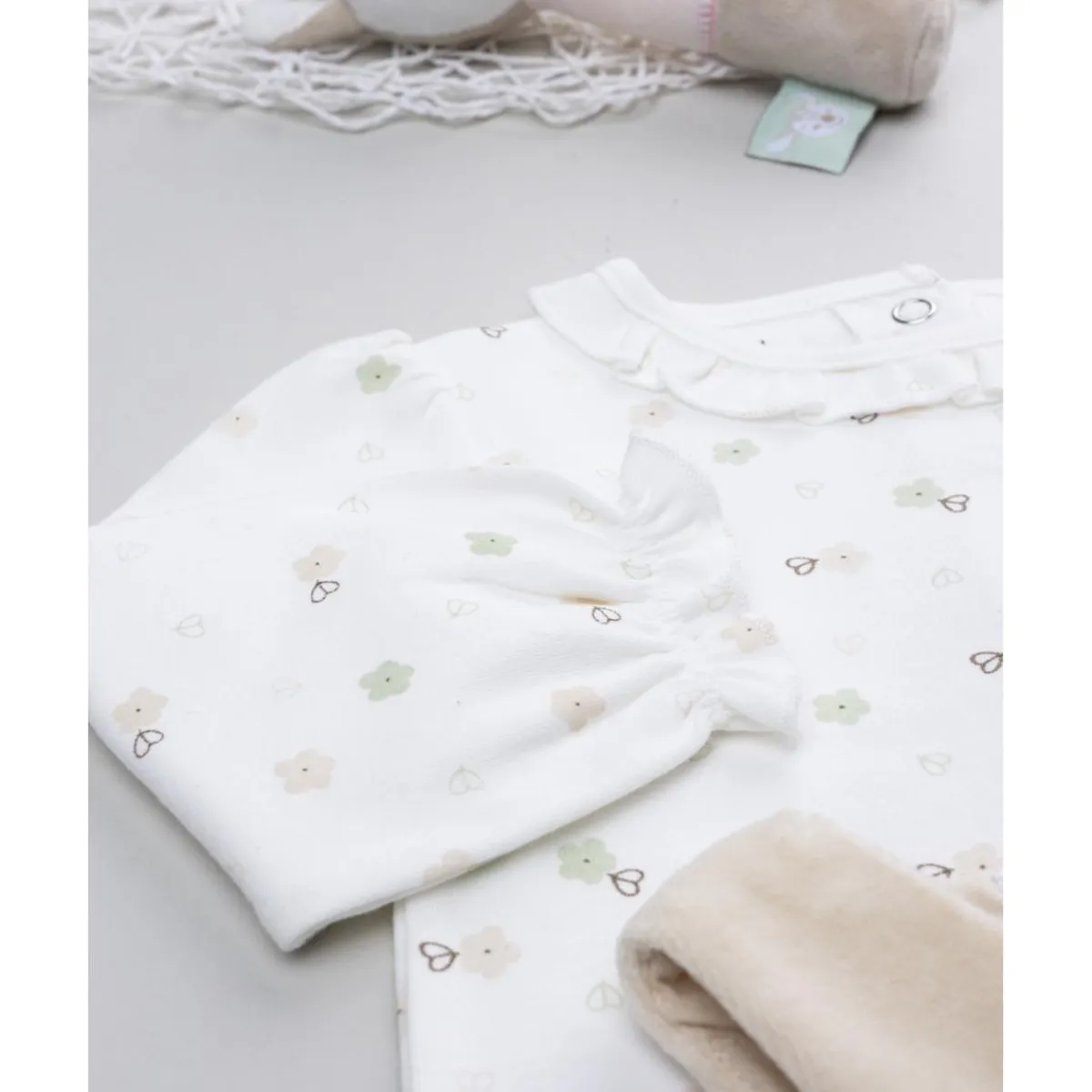 Online Conjunto peto beige Ropa Y Accesorios·Peleles|Recién Nacido·Ropa Y Accesorios