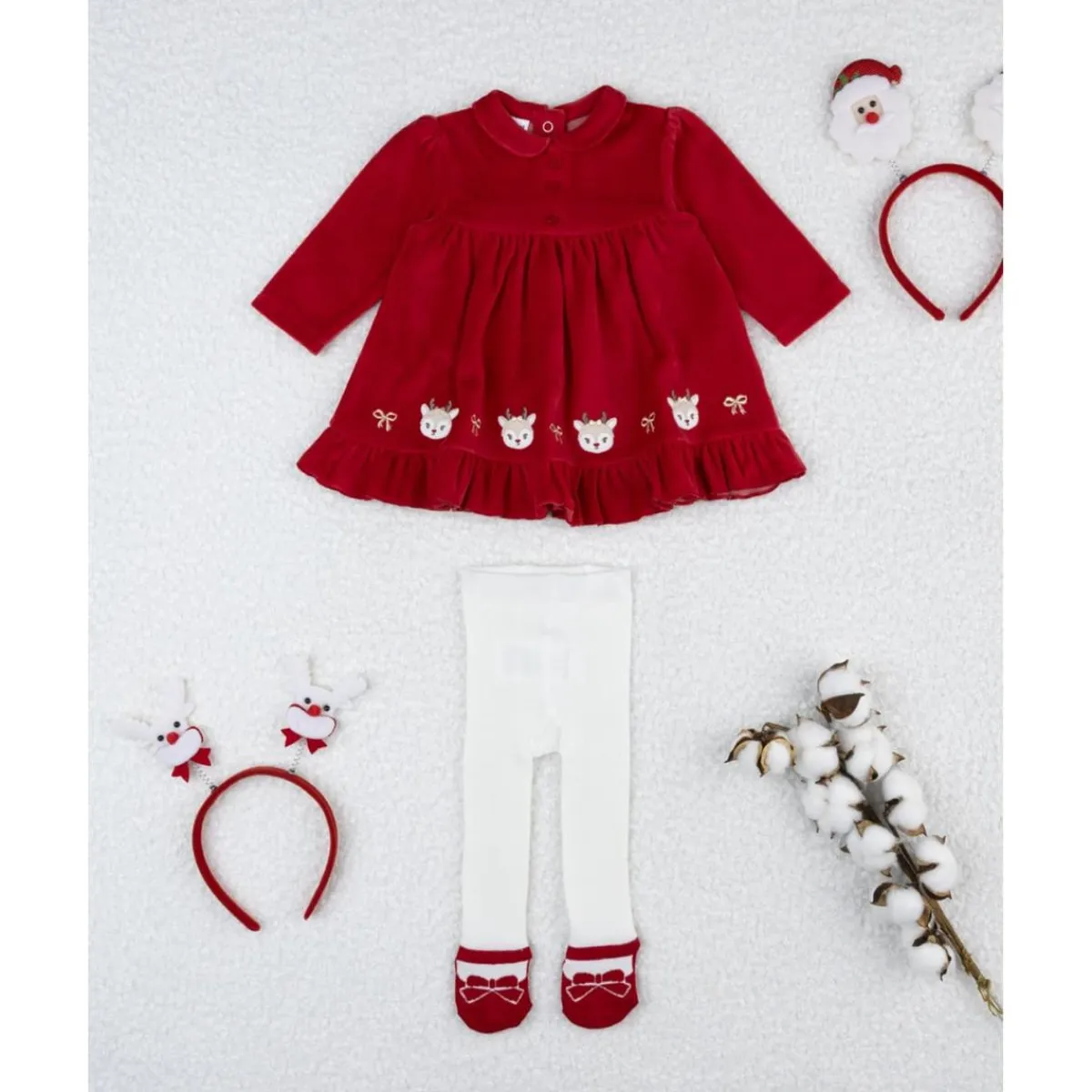 Hot Conjunto vestido y leotardos niña Navidad Recién Nacido·Ropa Y Accesorios|Ropa Y Accesorios·Vestidos