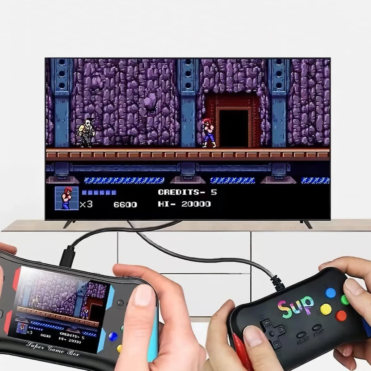 Consola de juegos Retro X7M 500 juegos*KLACK EUROPE Sale