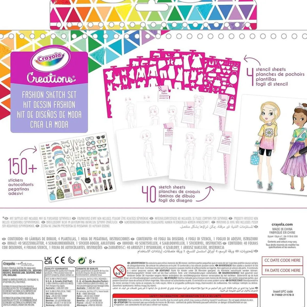 - Kit de dibujo y diseño de moda ㅤ Arte Y Manualidades