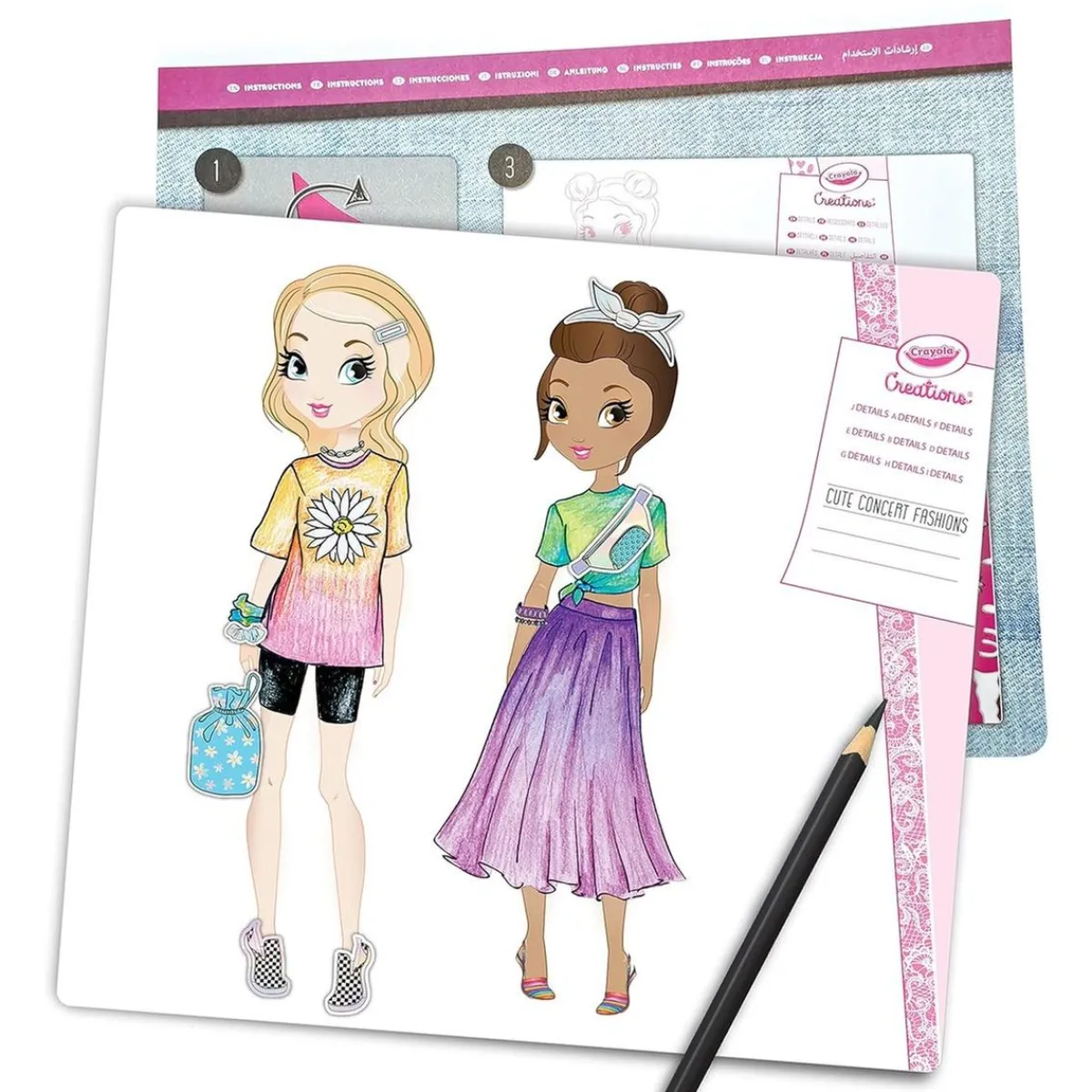 - Kit de dibujo y diseño de moda ㅤ Arte Y Manualidades