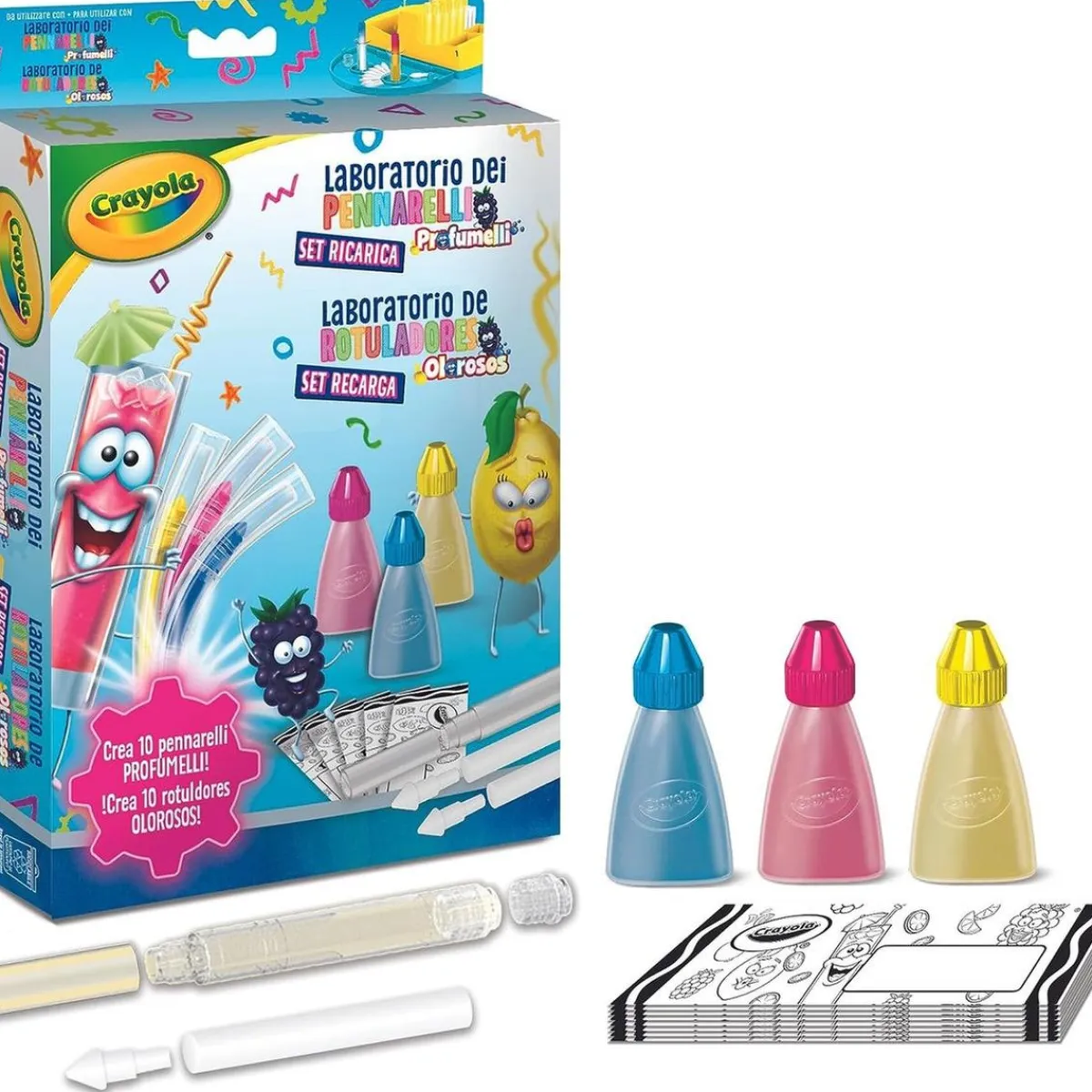 - Kit de recarga laboratorio de rotuladores neón*CRAYOLA