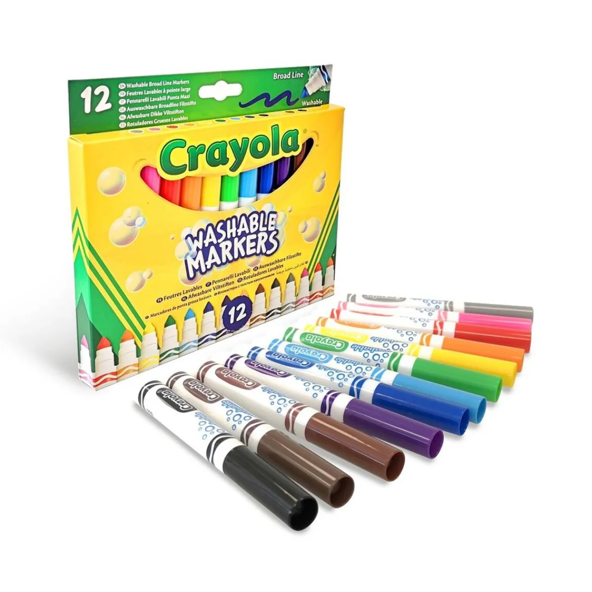 Outlet - Pack 12 Rotuladores Lavables Arte Y Manualidades