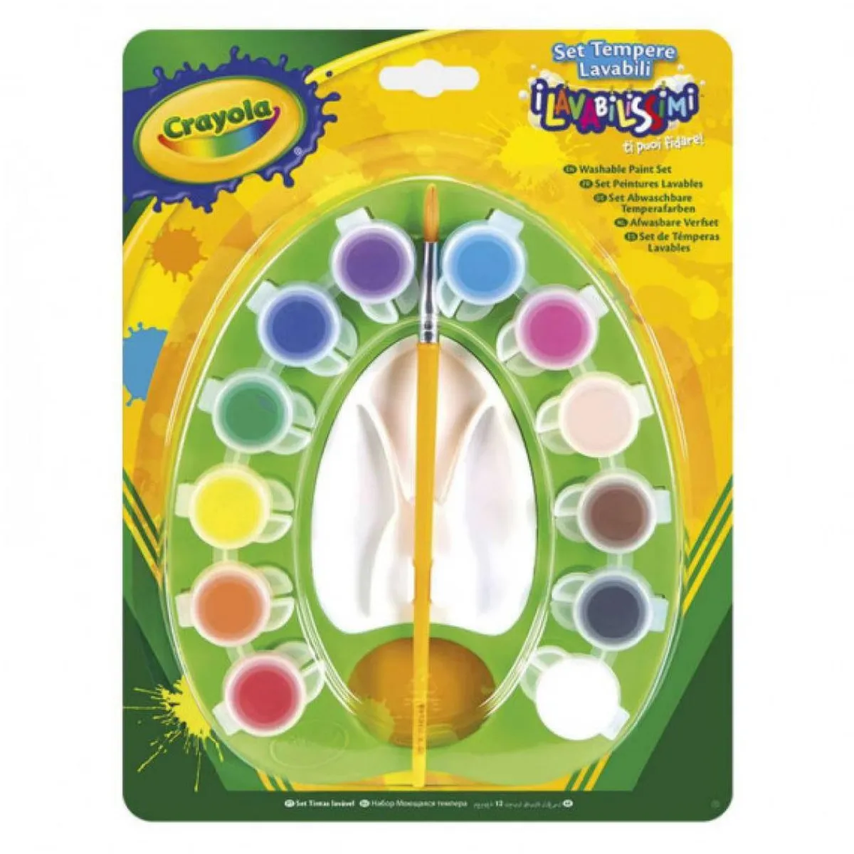- Paleta témperas lavables Arte Y Manualidades