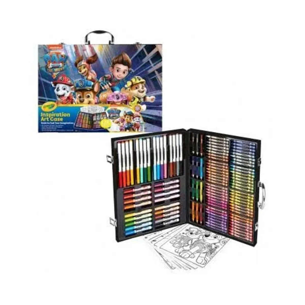 Hot - Patrulla Canina - Maletín de pinturas creativas Patrulla Canina con 128 piezas ㅤ Arte Y Manualidades