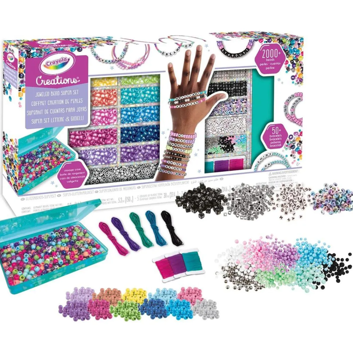 Best - Set de letras y joyas para actividad creativa ㅤ Arte Y Manualidades