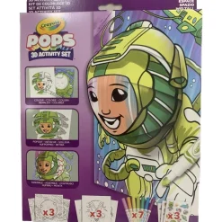 Best - Set de páginas para colorear y construir obras de arte tridimensionales, tema aventuras espaciales Arte Y Manualidades