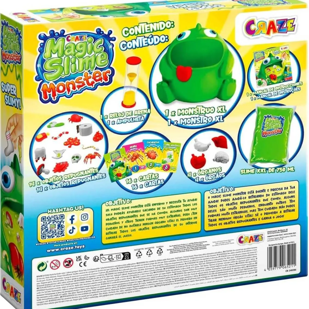 Craze - Magic Slime Monster Juego de Mesa*TOYS "R" US Outlet