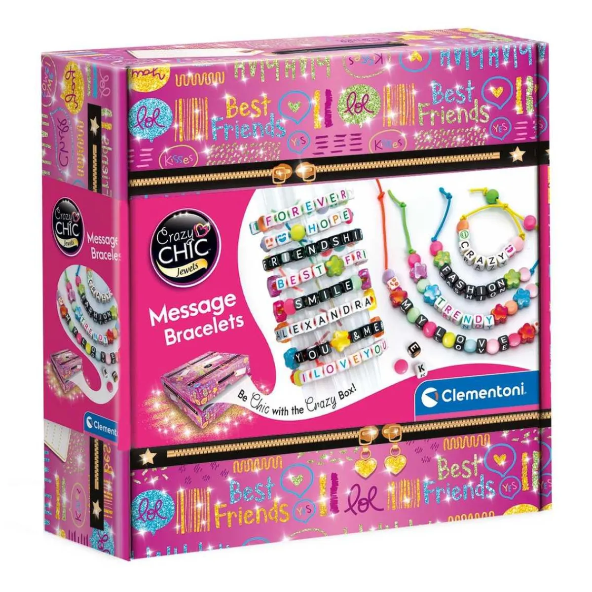 Crazy Chic - Pulseras con mensaje*CLEMENTONI Best