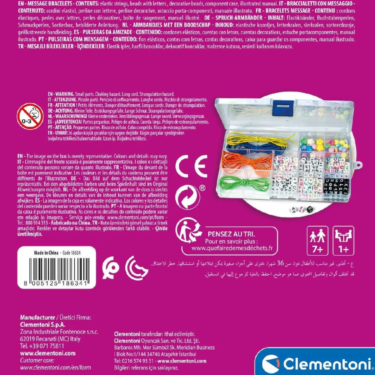 Crazy Chic - Pulseras con mensaje*CLEMENTONI Best