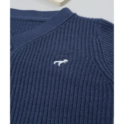 Cárdigan de niño azul tricotado*Prenatal