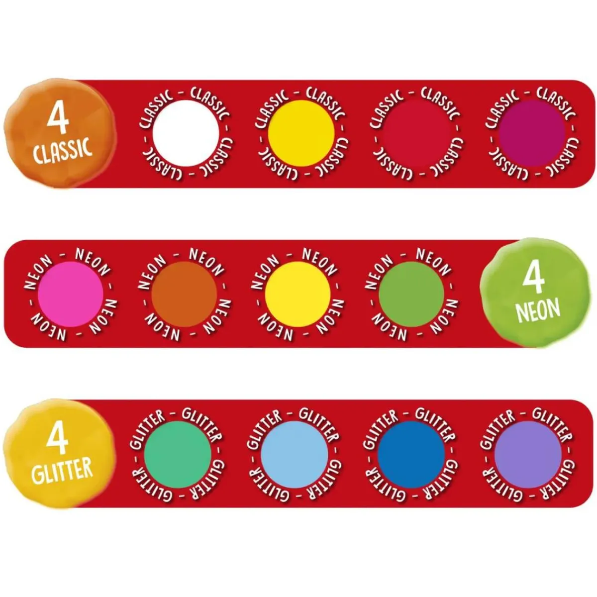 Creamania - 12 botes de pasta de modelar 142gr*CREAMANIA UNISEX Best