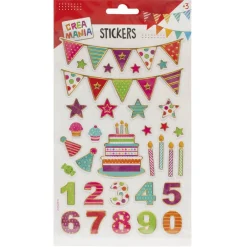 Sale Creamania - Pegatinas Fiesta Letras/Números (varios modelos) Deportes