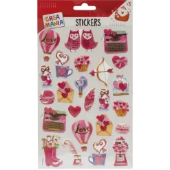 Online Creamania - Pegatinas Love con relieve (varios modelos) Deportes