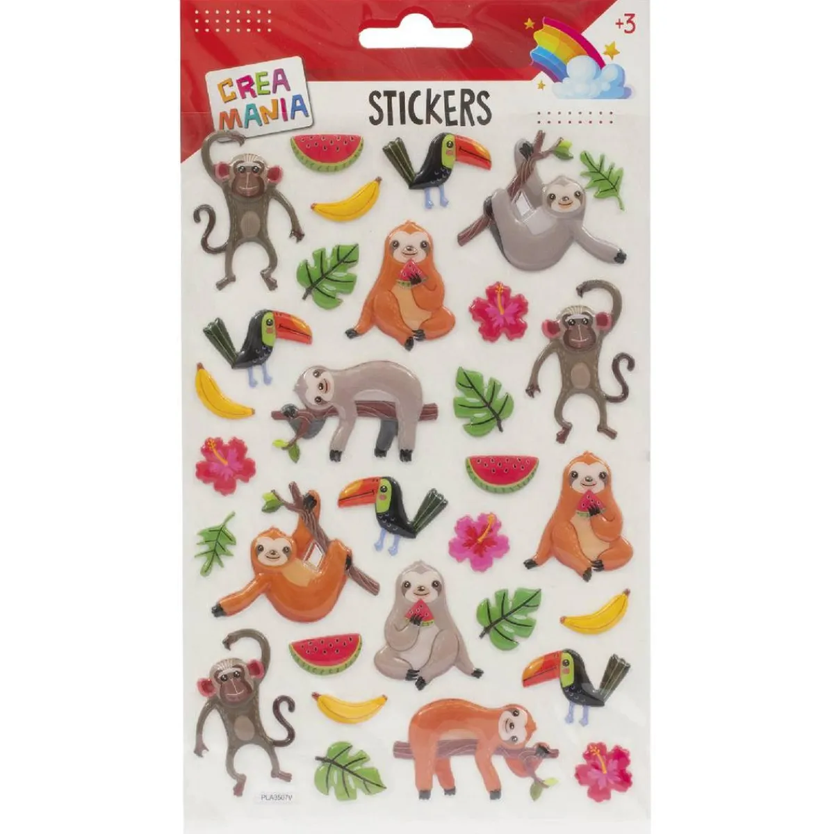 Creamania - Pegatinas Monos/Unicornios con relieve (varios modelos)*CREAMANIA UNISEX Hot