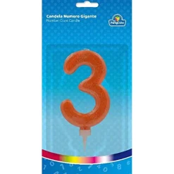 Cubo de fiesta con vela gigante y portavelas, 24.5 cm*TOYS "R" US New